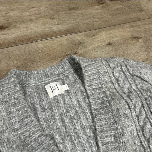 Revolve: Helsa ‘Serena’ Cable Knit Sweater Cardigan, Size: S - Picture 3 of 9